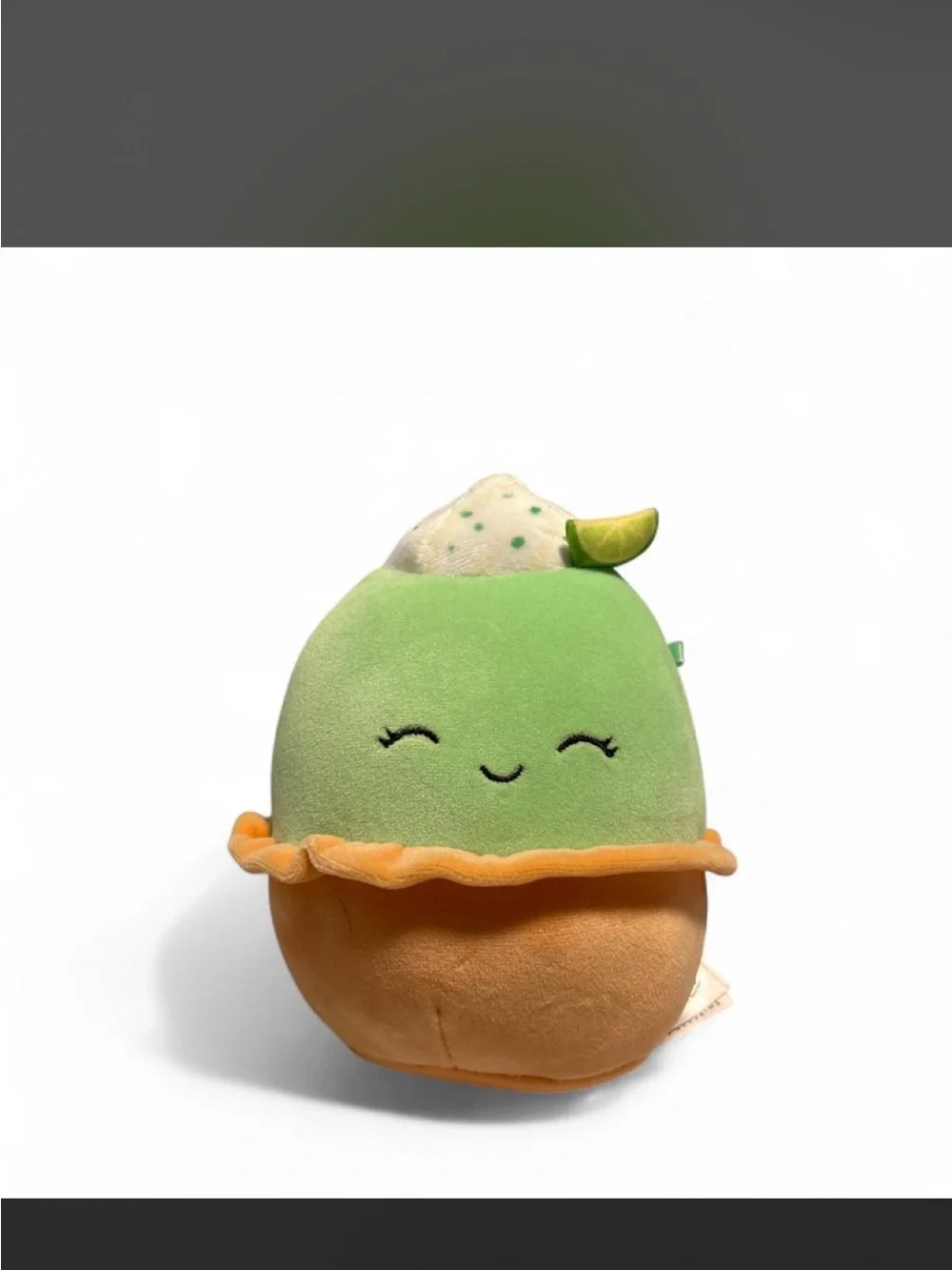 Green & Orange Smiling Plush Avocado Toy Squishmallow
